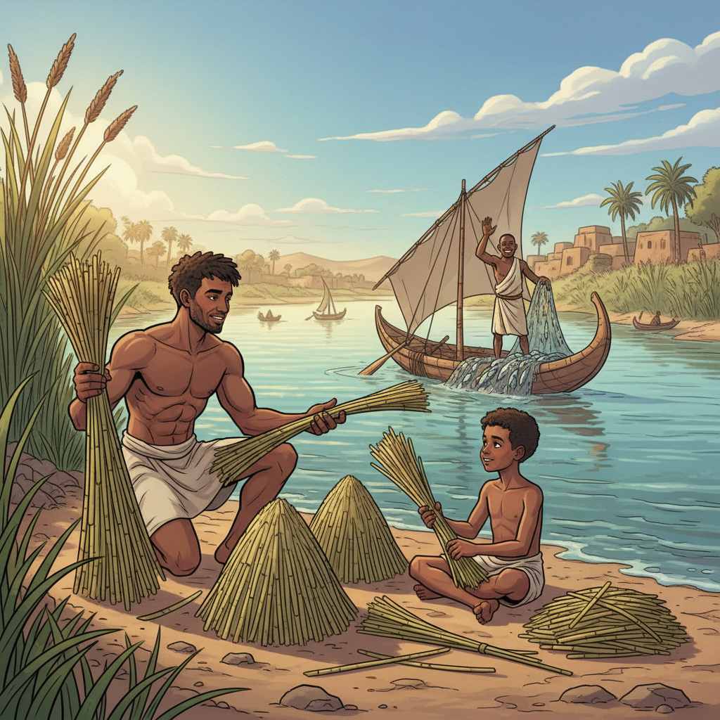 The Boat Builders of the Nile — illustration 4