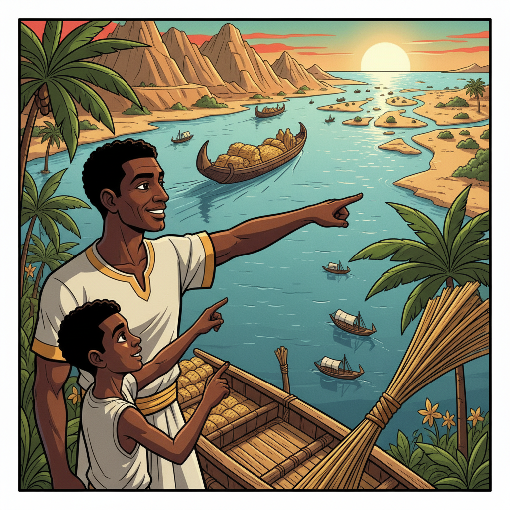 The Boat Builders of the Nile — illustration 9