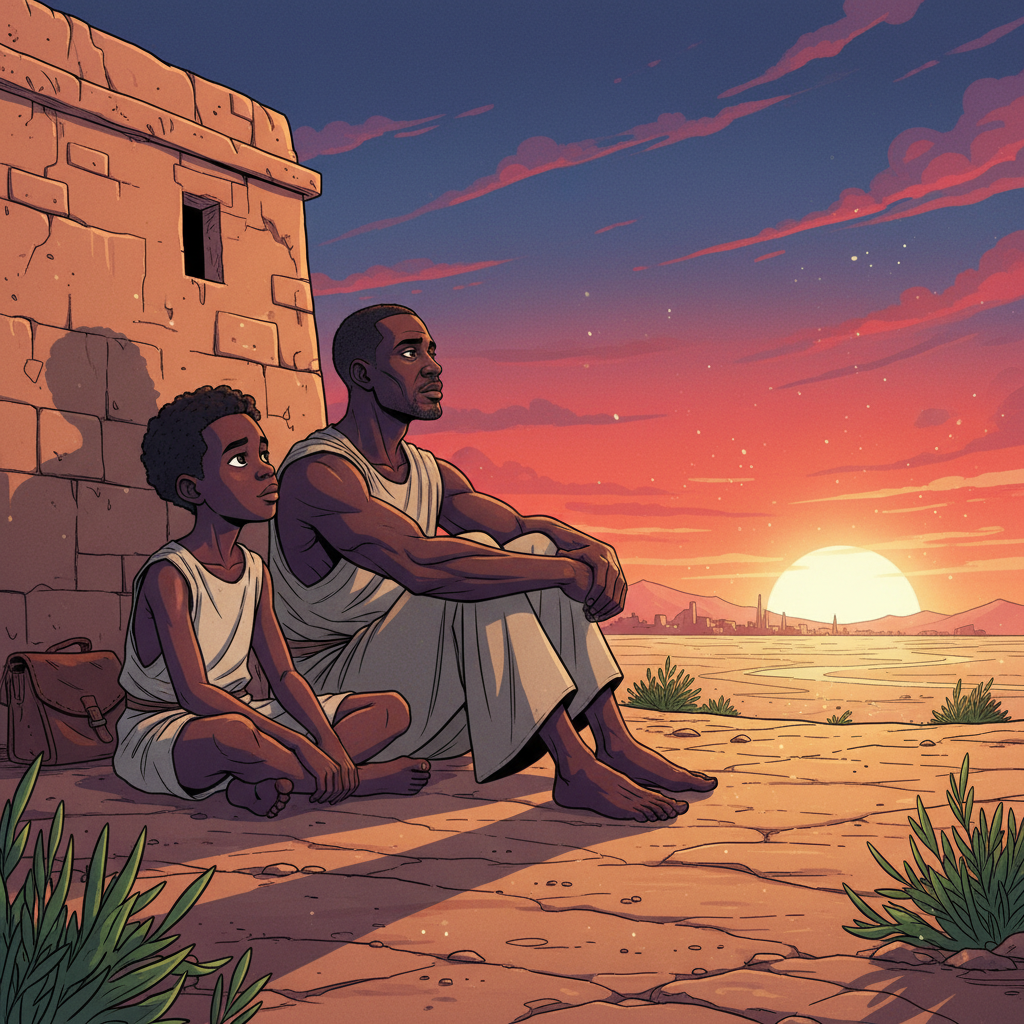 The Boy Who Fed the Stranger — illustration 12
