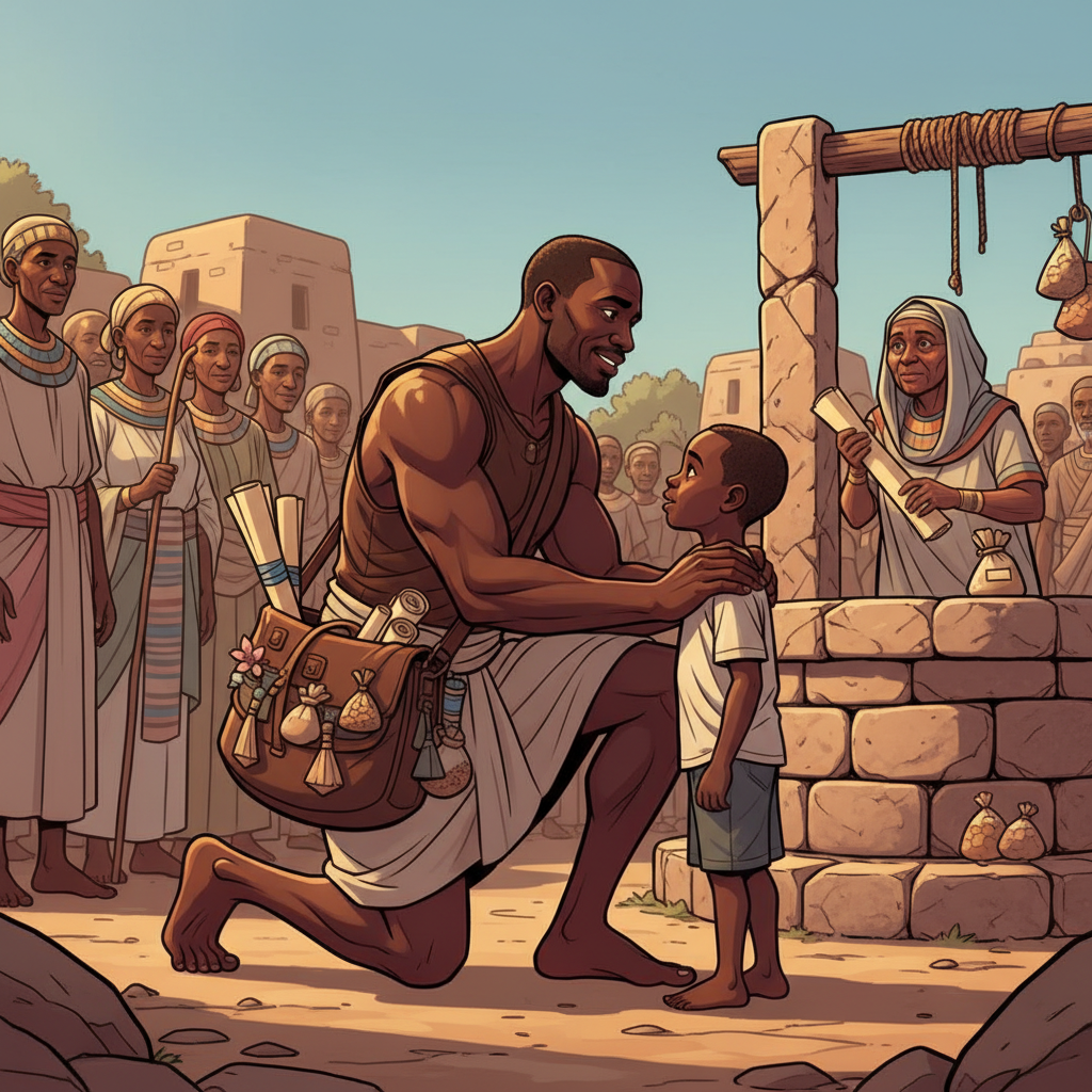 The Boy Who Fed the Stranger — illustration 13