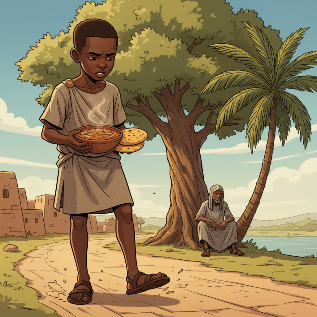 The Boy Who Fed the Stranger — illustration 4