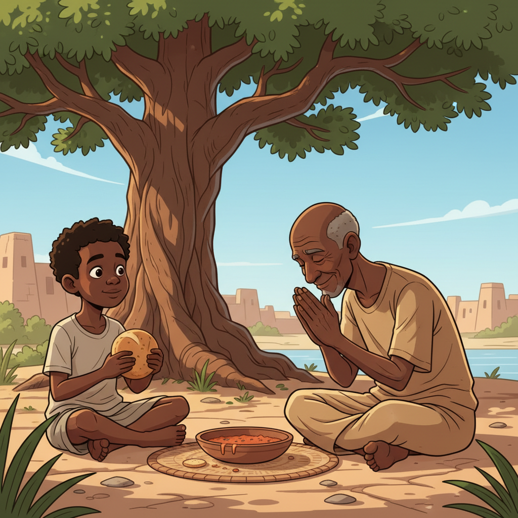 The Boy Who Fed the Stranger — illustration 7
