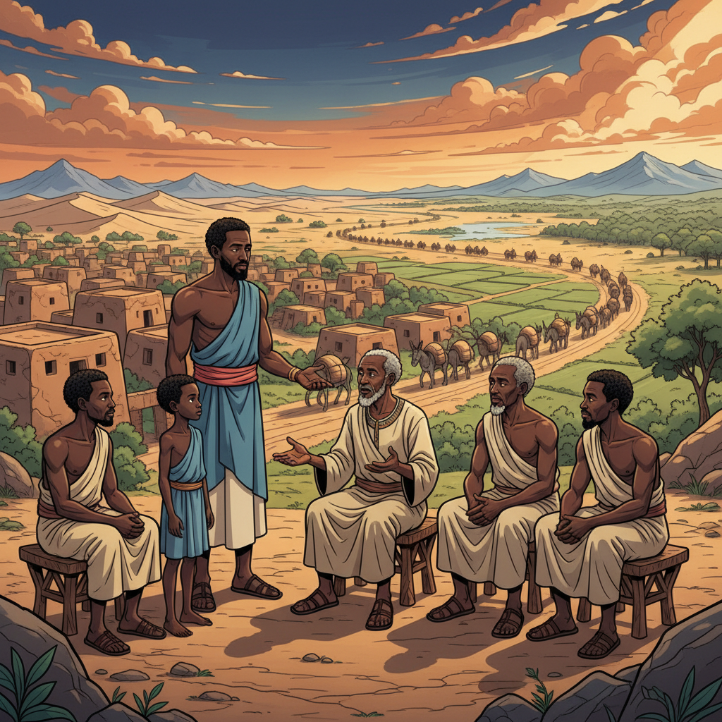 The Boy Who Fed the Stranger — illustration 9