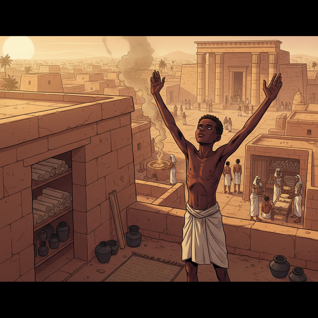 The Boy Who Burned the Papyrus — illustration 1