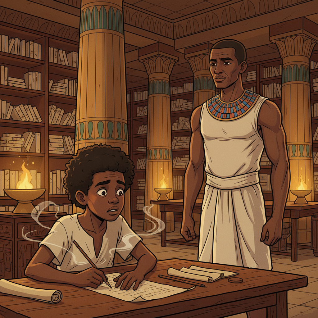 The Boy Who Burned the Papyrus — illustration 11