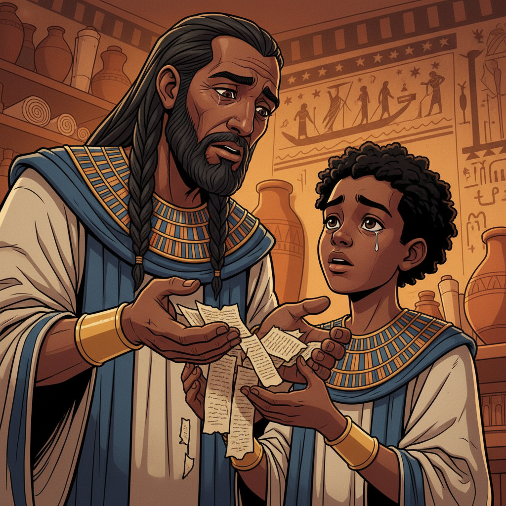The Boy Who Burned the Papyrus — illustration 20