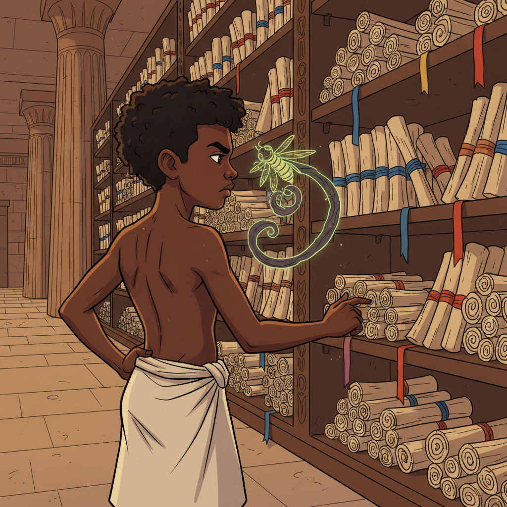 The Boy Who Burned the Papyrus — illustration 8