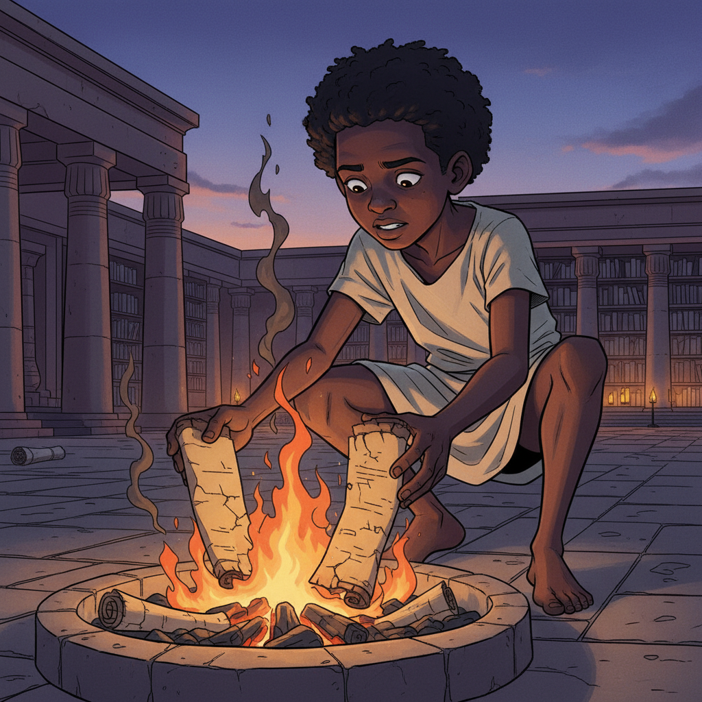 The Boy Who Burned the Papyrus — illustration 9