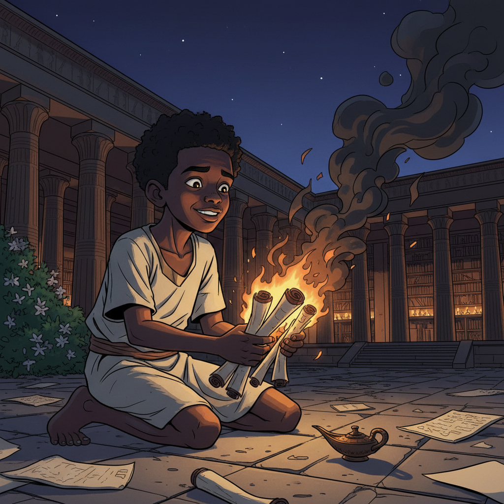 The Boy Who Burned the Papyrus — illustration 10