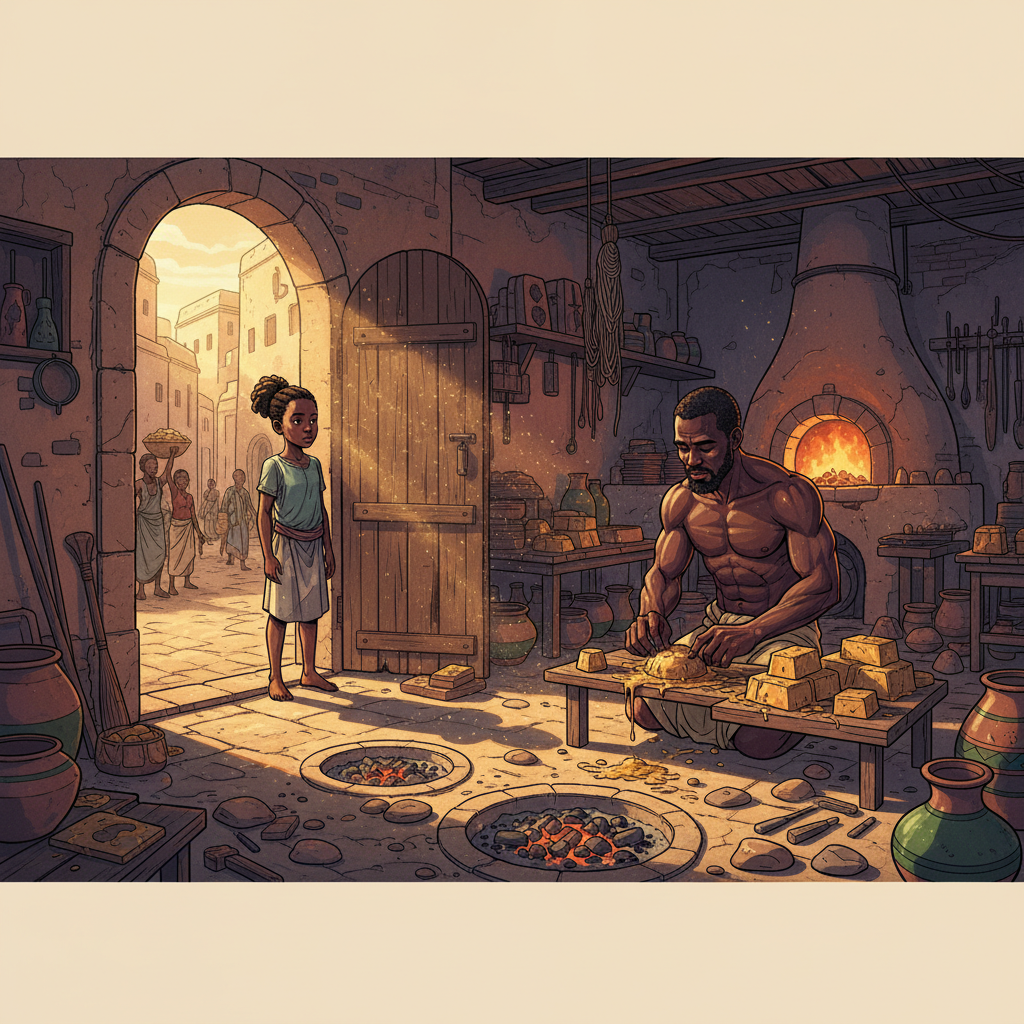 The Bronze Caster's Apprentice — illustration 1