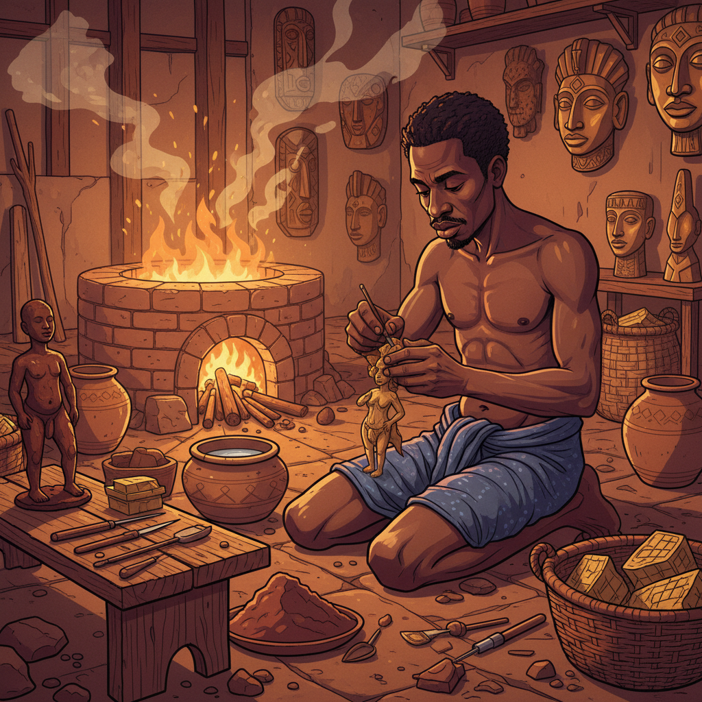 The Bronze Caster's Apprentice — illustration 3