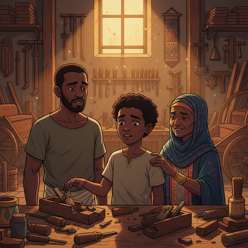 The Chariot He Could Not Ride — illustration 24