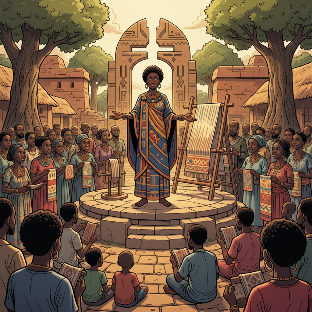 The Cloth of Two Worlds — illustration 24