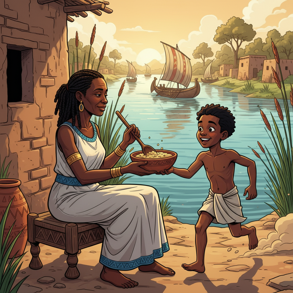 The Elder and the Child — illustration 2