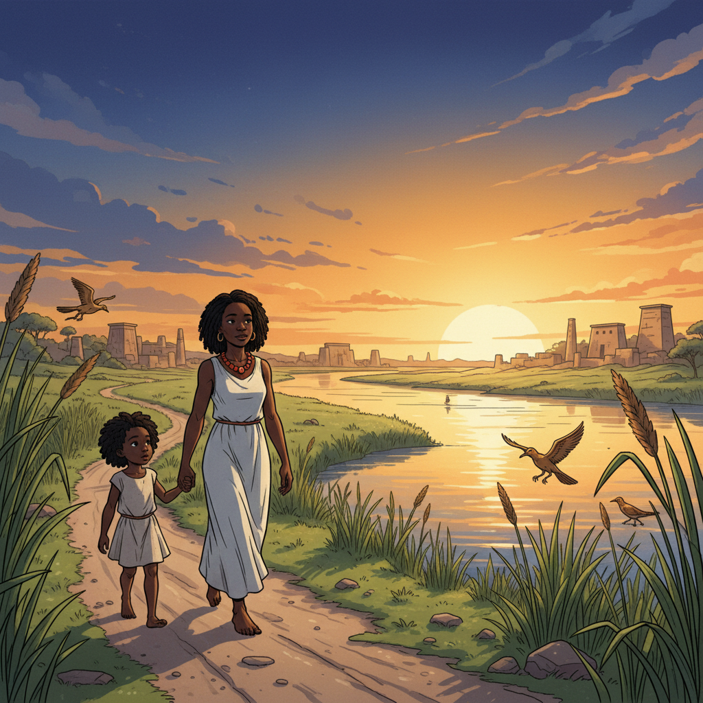 The Family Across the River — illustration 1