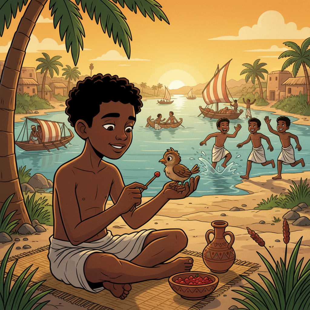 Kato and the Baby Bird — illustration 4