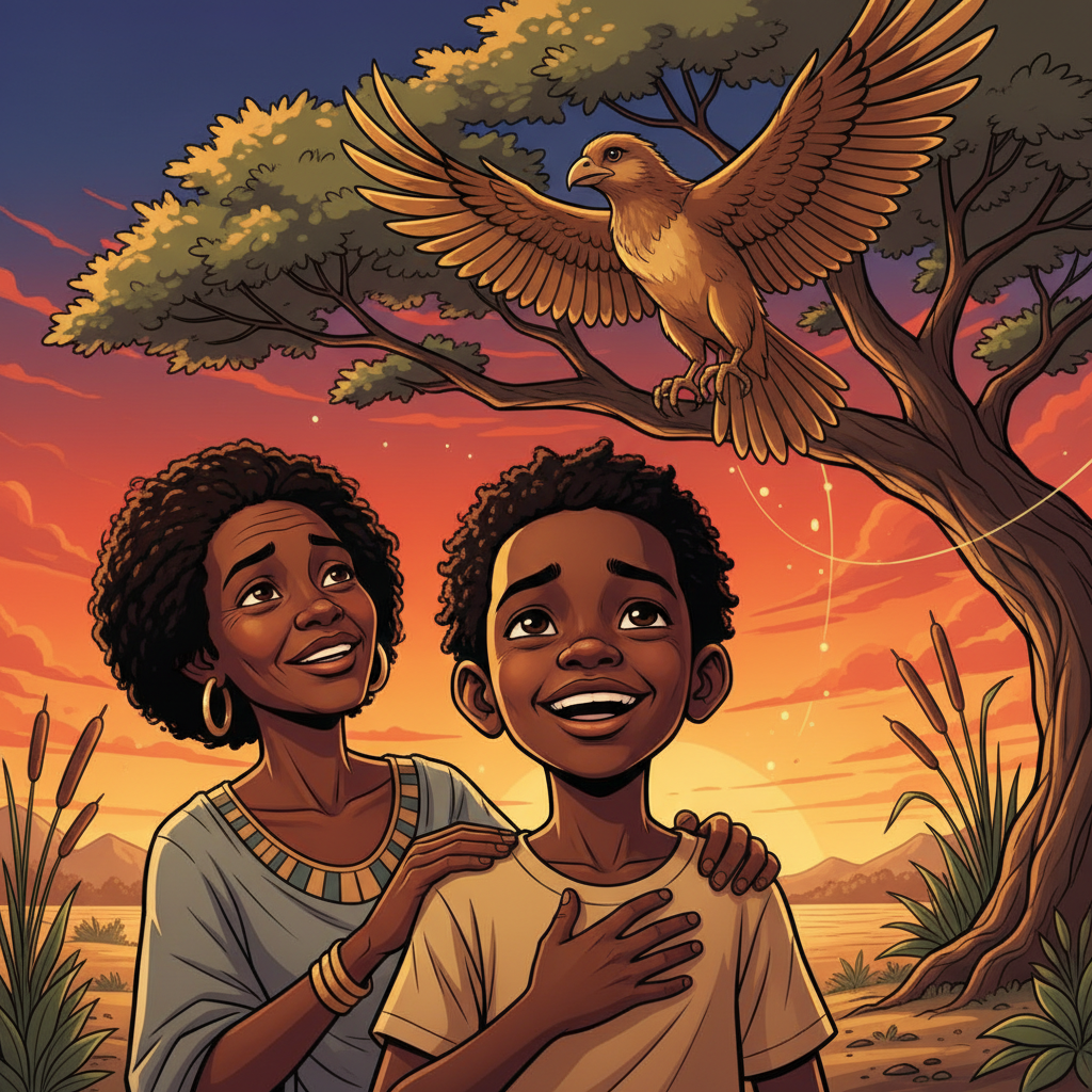 Kato and the Baby Bird — illustration 7