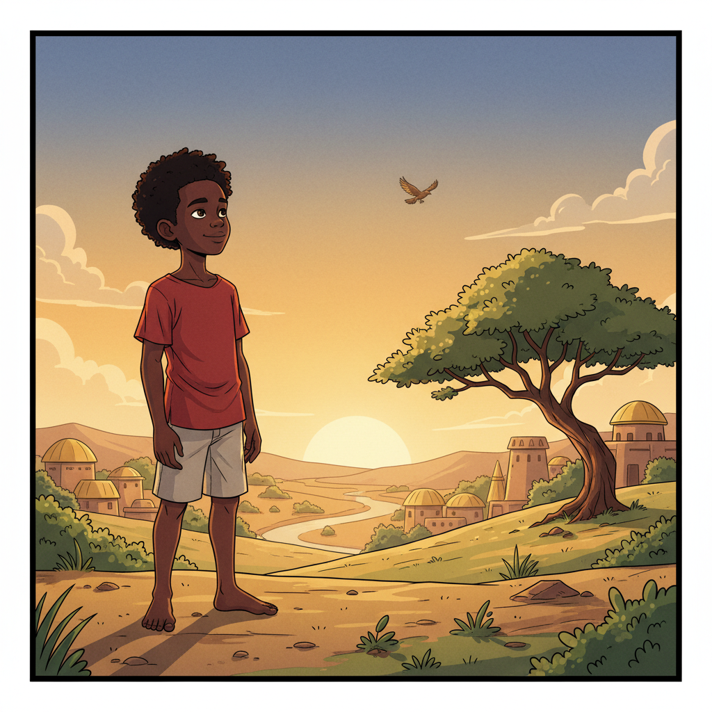 Kato and the Baby Bird — illustration 8