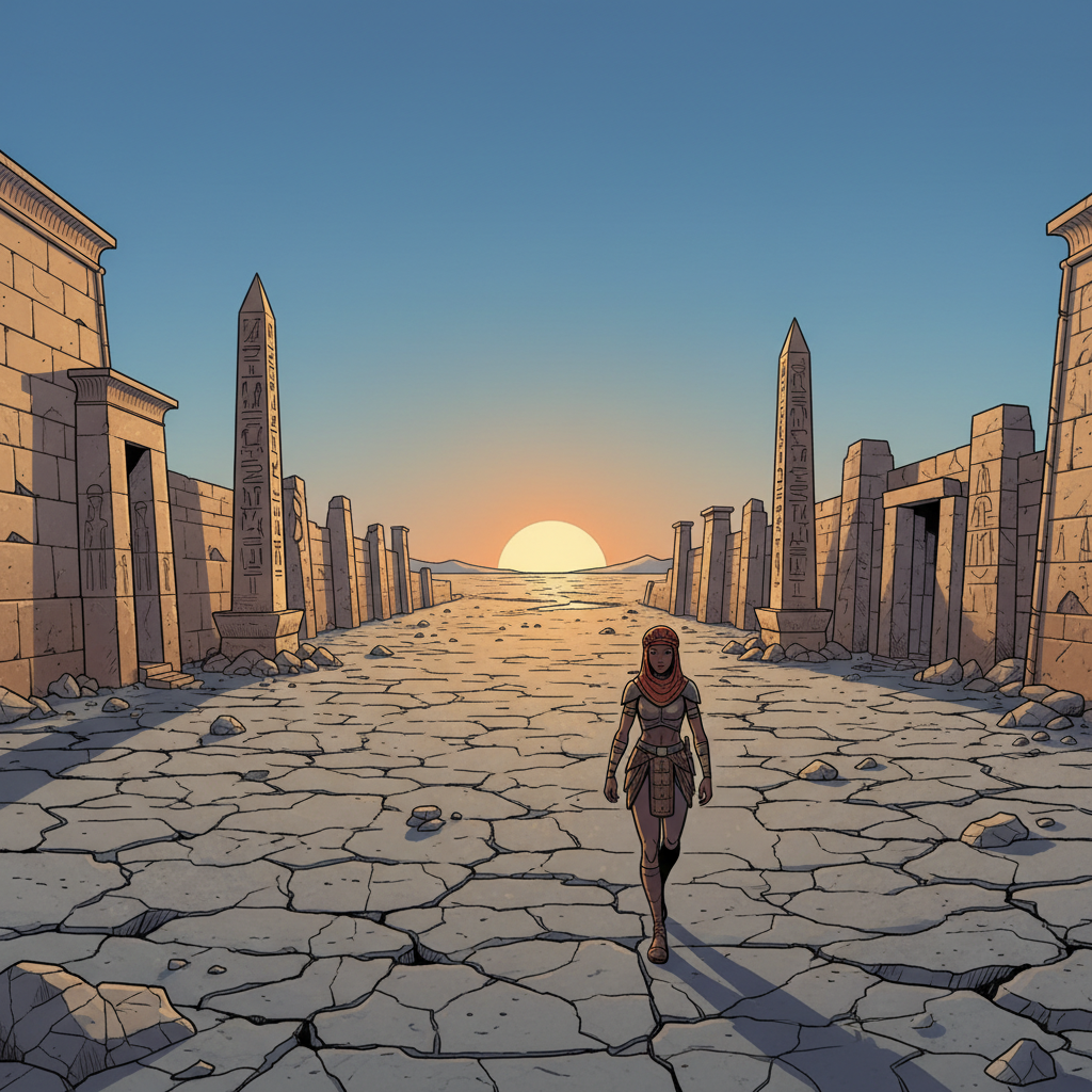 The Medjay and the Grain Thief — illustration 1