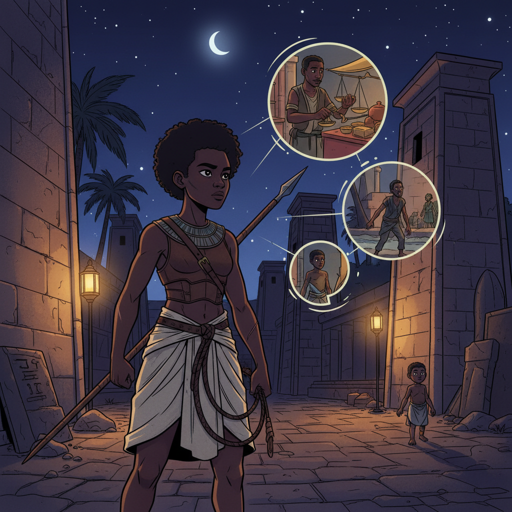 The Medjay and the Grain Thief — illustration 2