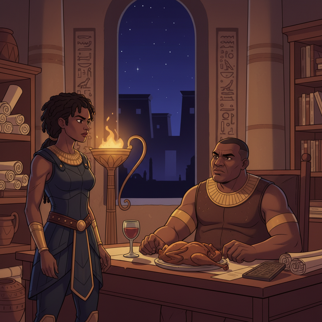 The Medjay and the Grain Thief — illustration 10