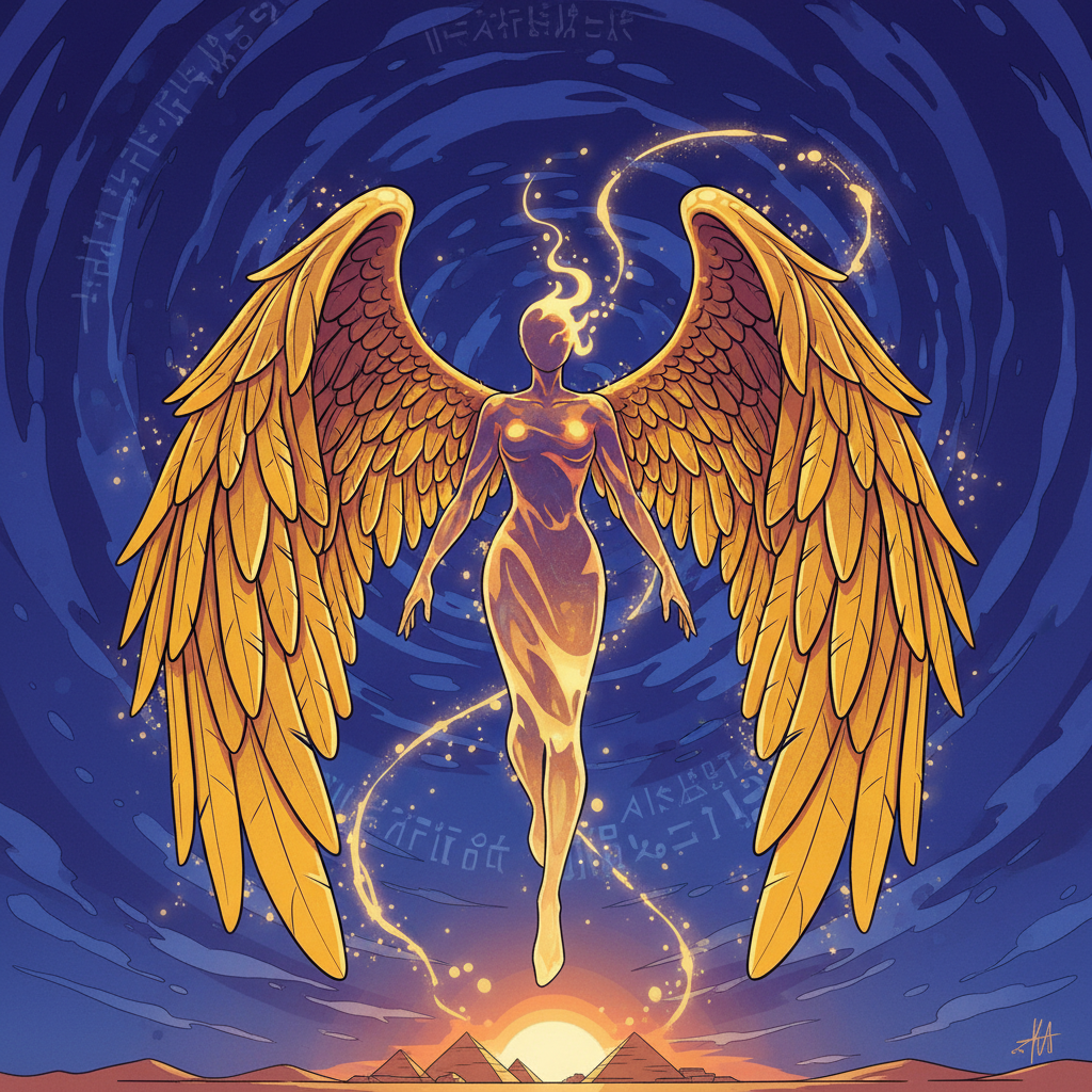 Becoming the Golden Falcon — illustration 3