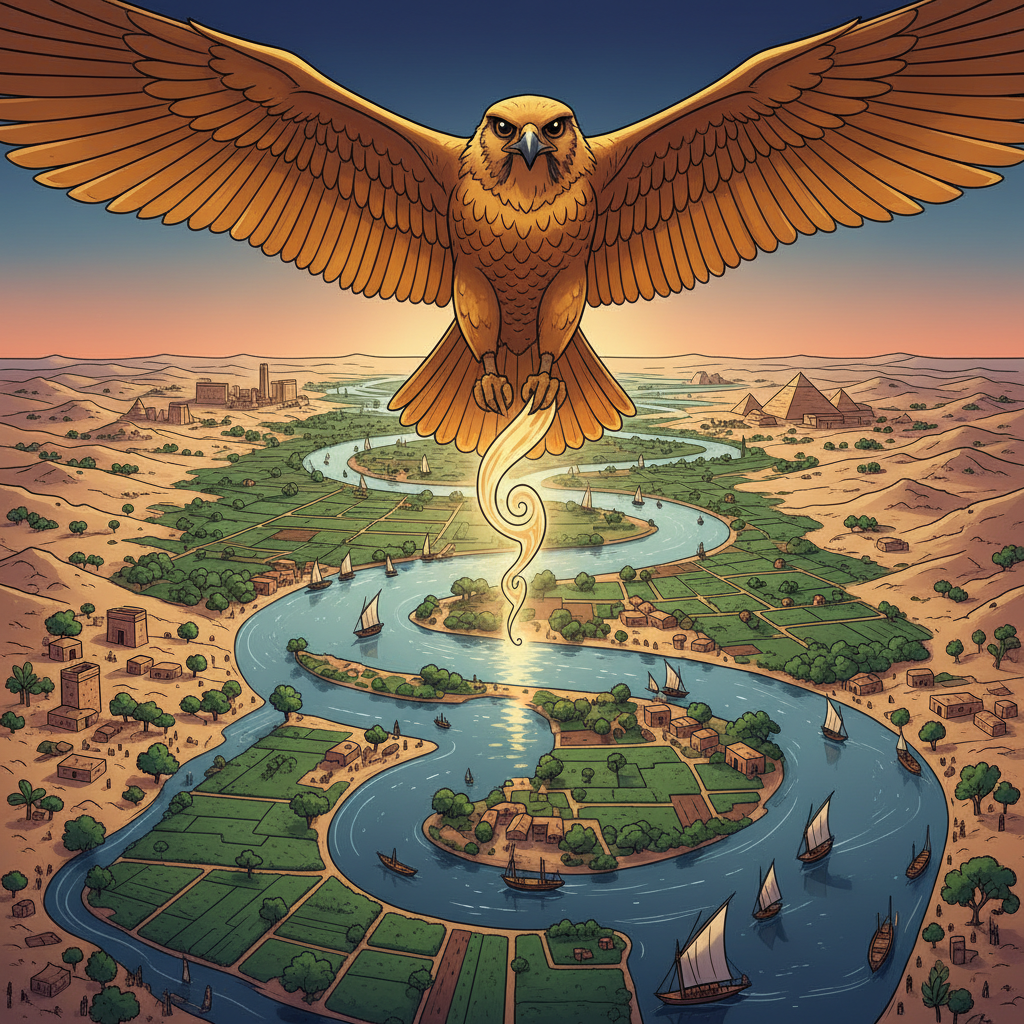 Becoming the Golden Falcon — illustration 4