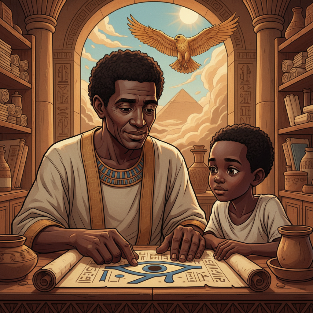 Becoming the Golden Falcon — illustration 5