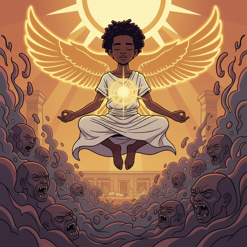 Becoming the Golden Falcon — illustration 6