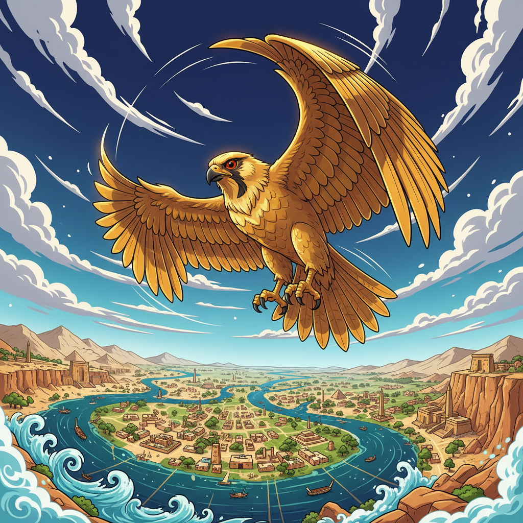 Becoming the Golden Falcon — illustration 9