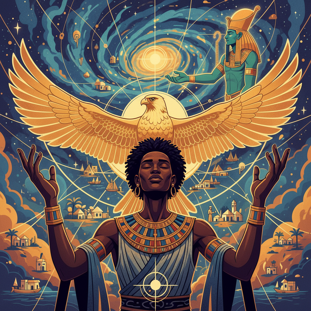 Becoming the Golden Falcon — illustration 10