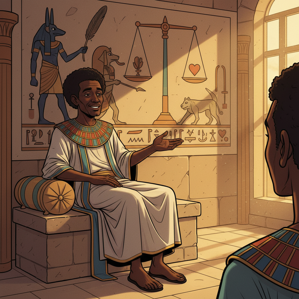 The Hall of Two Truths — Standing Before the Scales — illustration 13