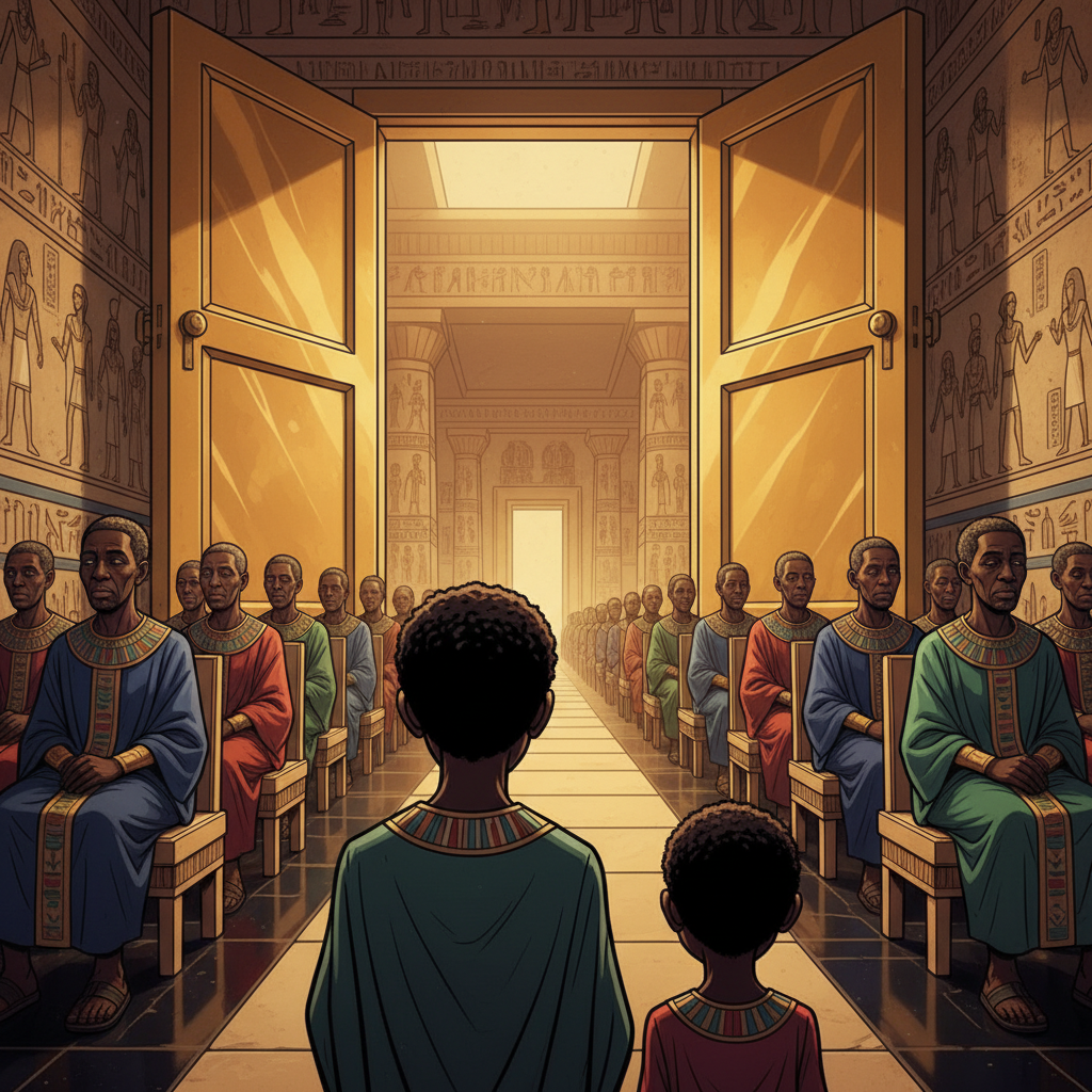 The Hall of Two Truths — Standing Before the Scales — illustration 3