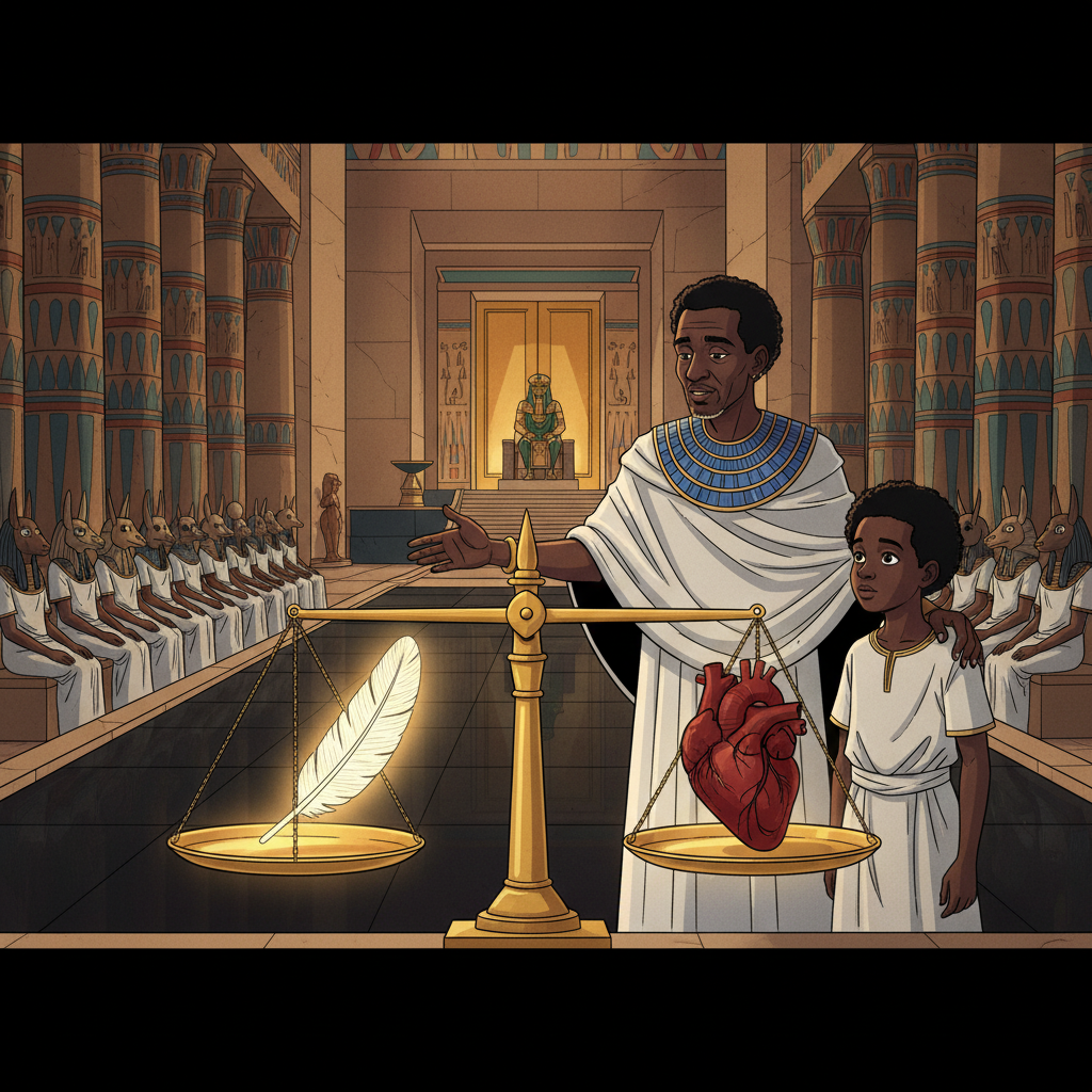 The Hall of Two Truths — Standing Before the Scales — illustration 5