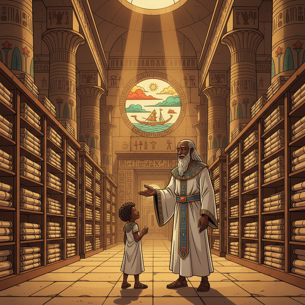 Praise to Ra — The Sun's Journey — illustration 1