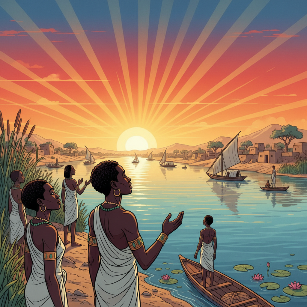 Praise to Ra — The Sun's Journey — illustration 2