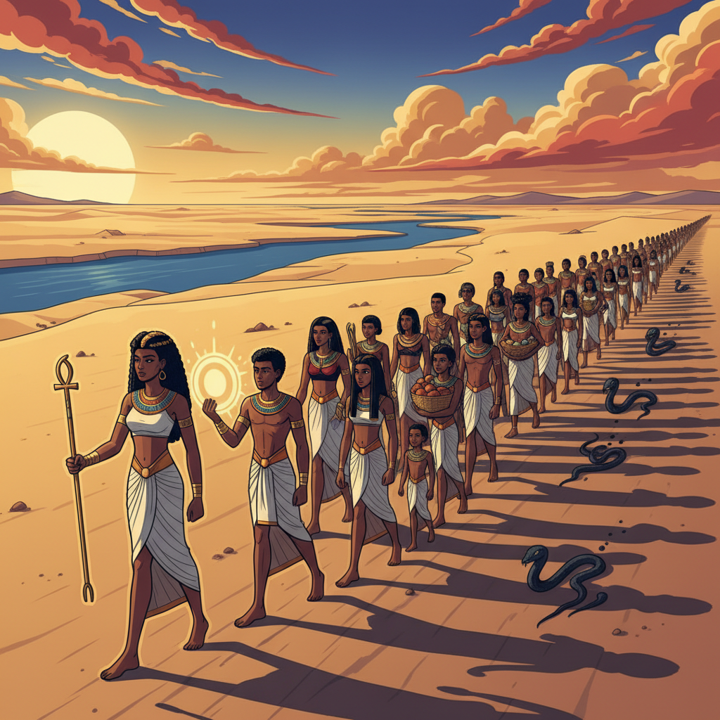 Praise to Ra — The Sun's Journey — illustration 12