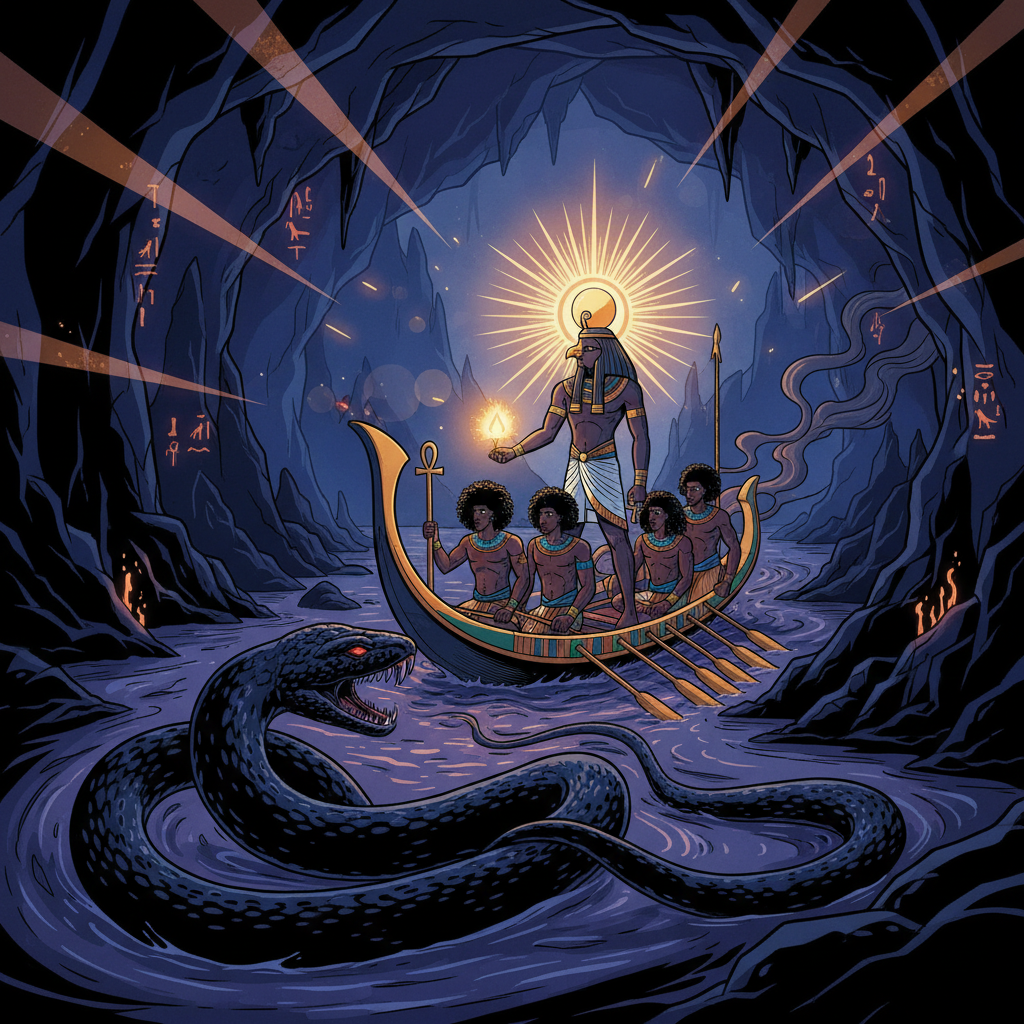 Praise to Ra — The Sun's Journey — illustration 5