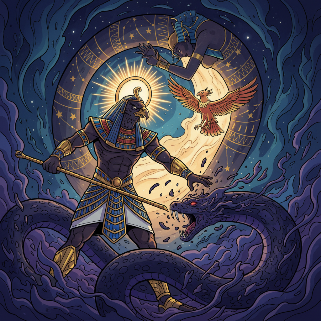 Praise to Ra — The Sun's Journey — illustration 8