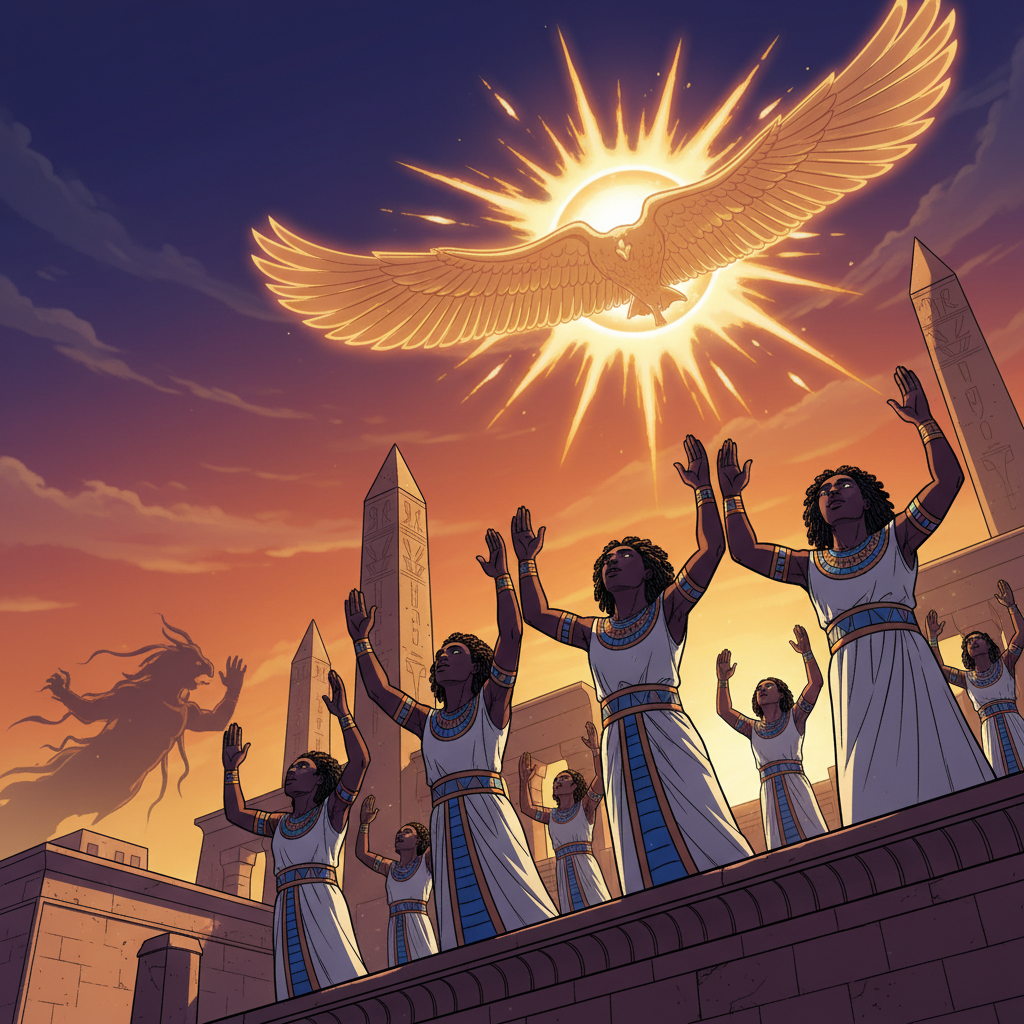 Praise to Ra — The Sun's Journey — illustration 10