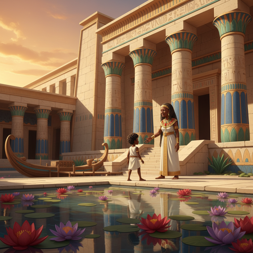 Becoming the Lotus — Beauty from the Waters — illustration 1