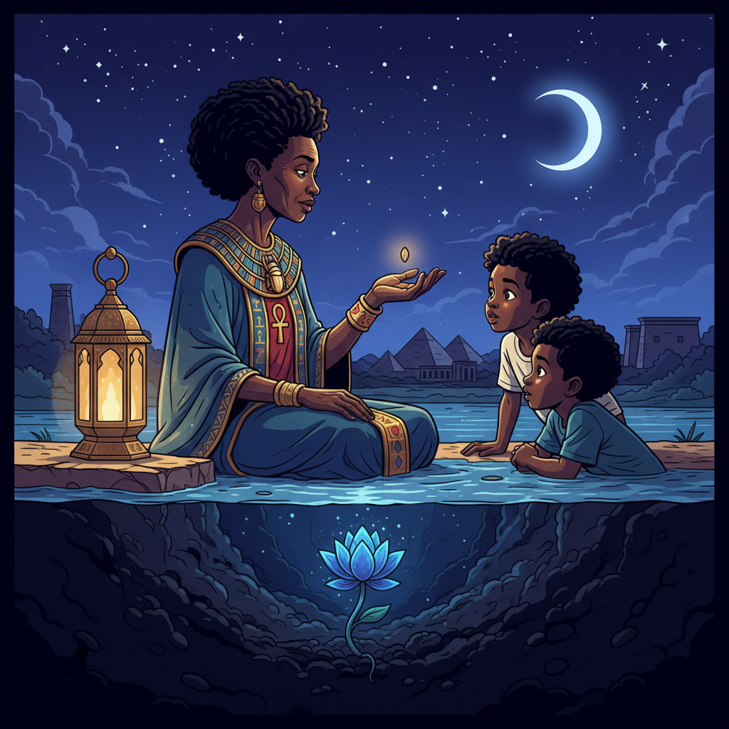 Becoming the Lotus — Beauty from the Waters — illustration 2
