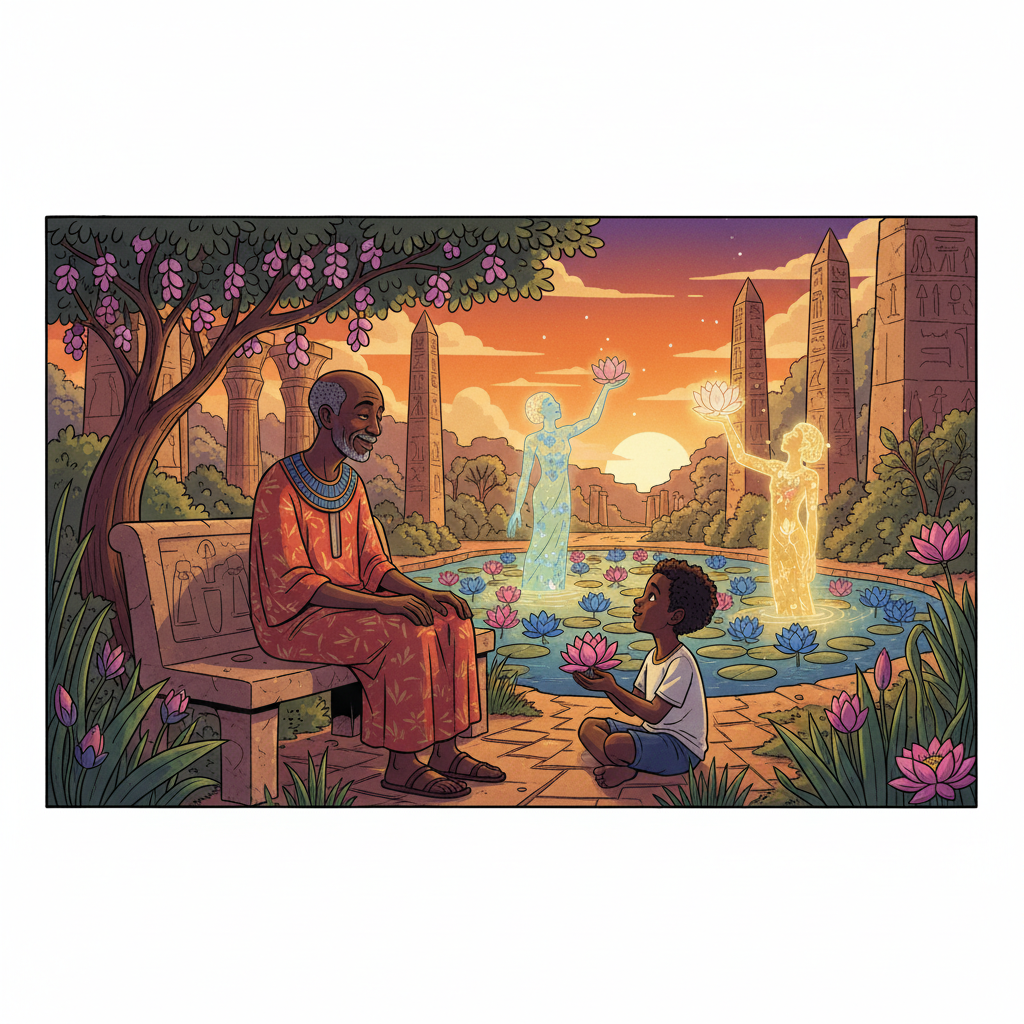 Becoming the Lotus — Beauty from the Waters — illustration 13