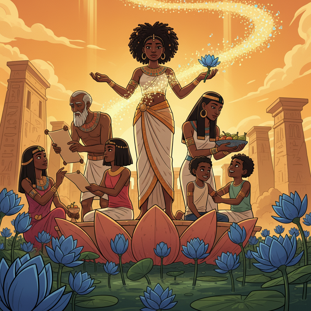 Becoming the Lotus — Beauty from the Waters — illustration 8