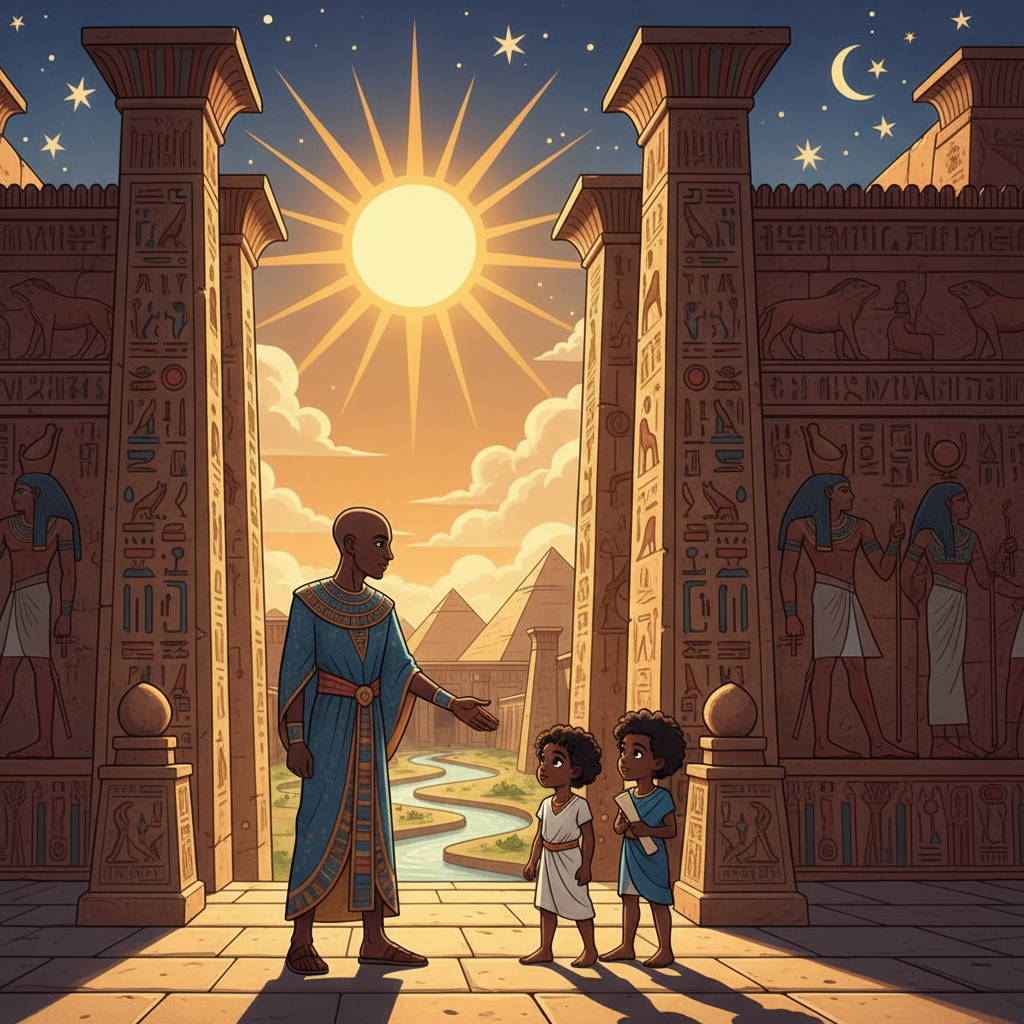 The Story of Ausar — Life, Death, and Life Again — illustration 1