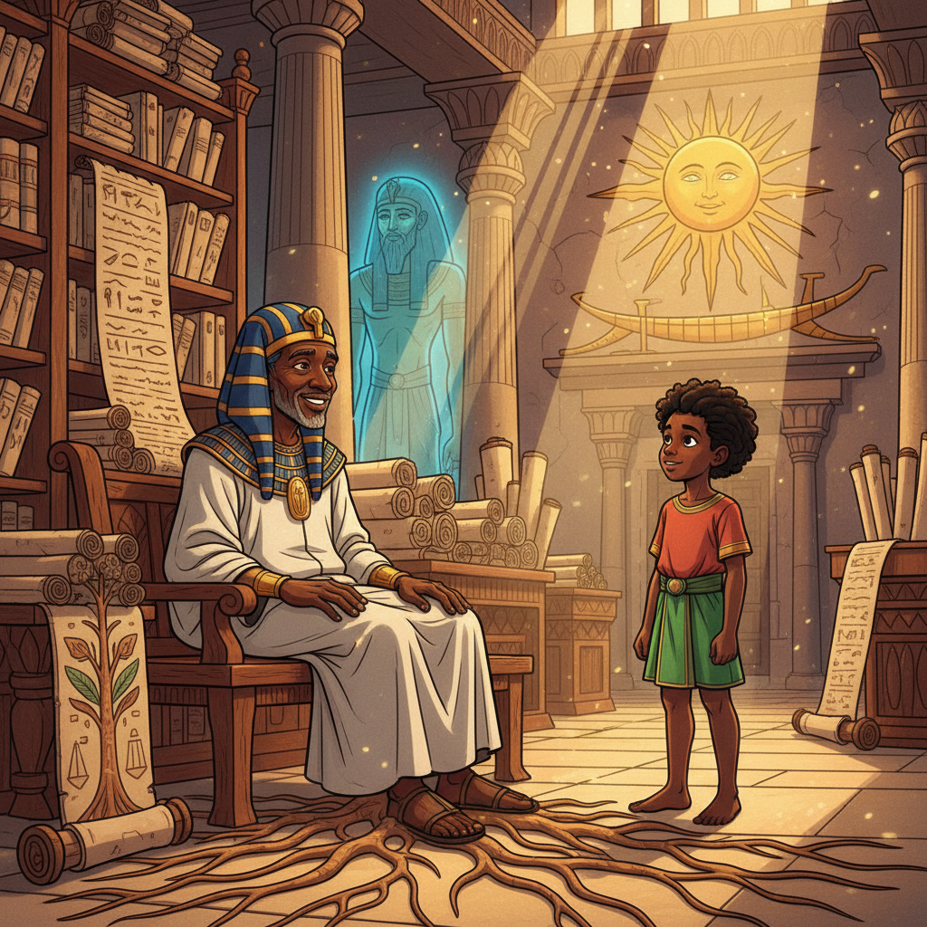 The Story of Ausar — Life, Death, and Life Again — illustration 13