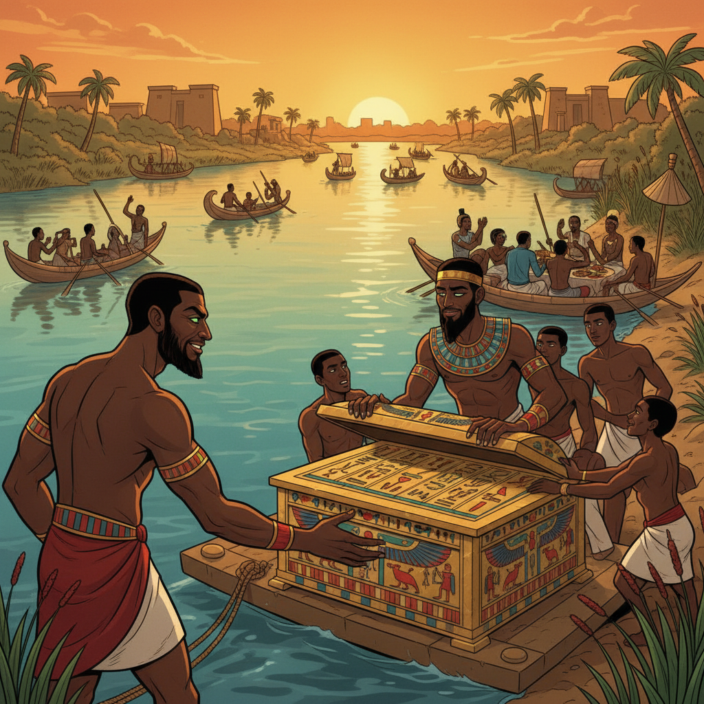 The Story of Ausar — Life, Death, and Life Again — illustration 3