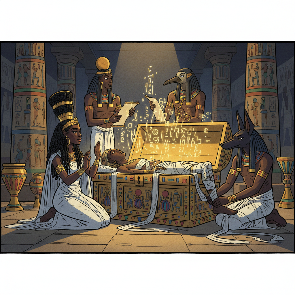 The Story of Ausar — Life, Death, and Life Again — illustration 5
