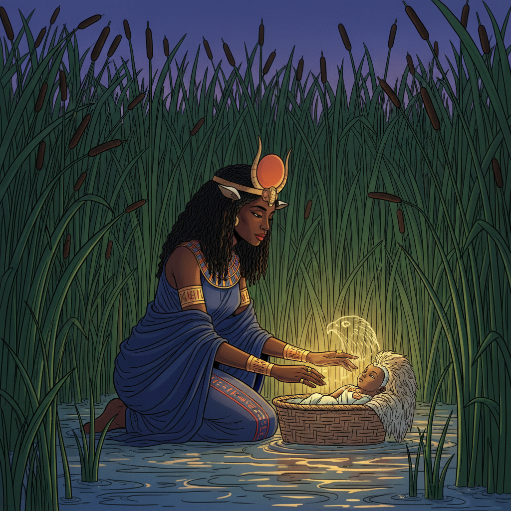 The Story of Ausar — Life, Death, and Life Again — illustration 7