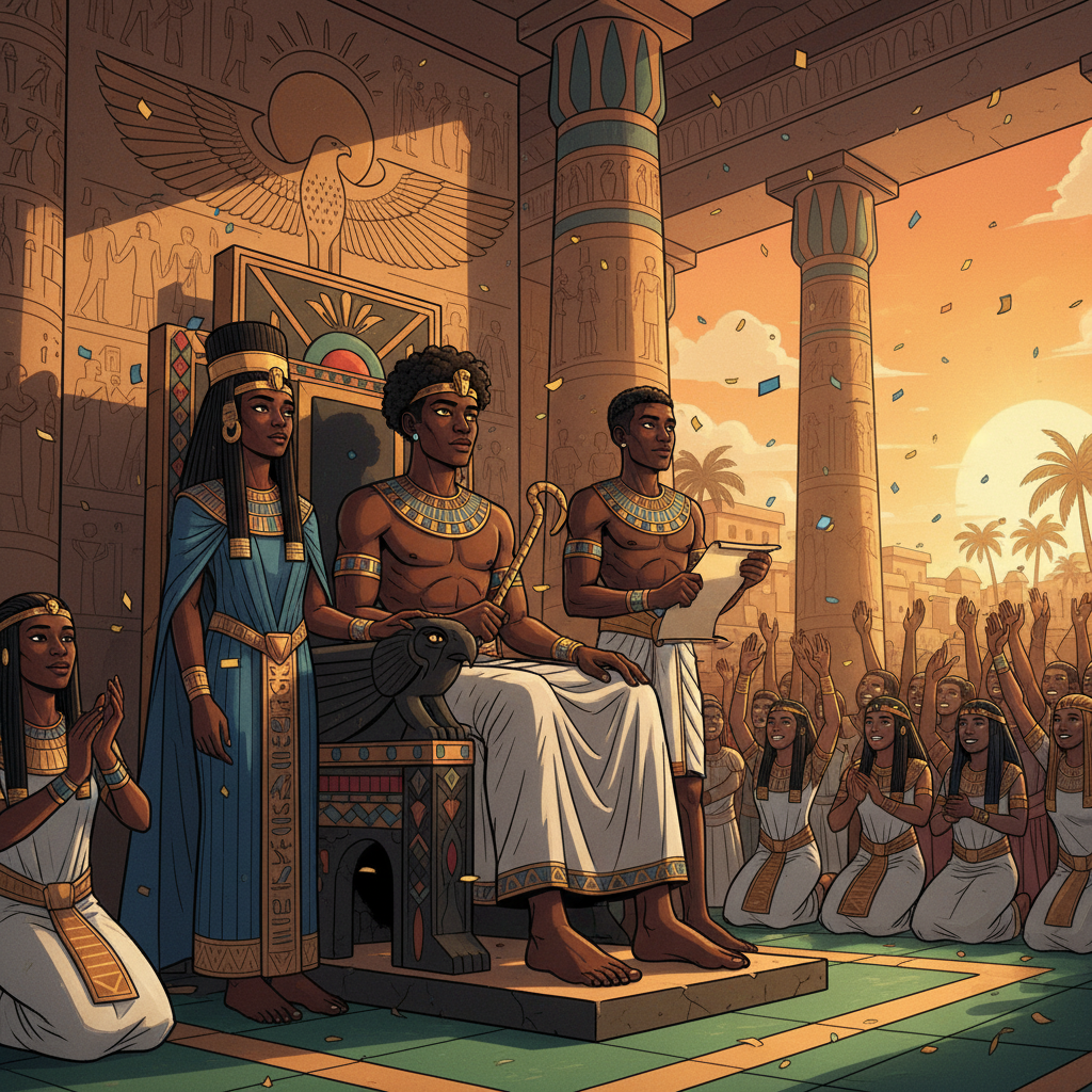 The Story of Ausar — Life, Death, and Life Again — illustration 10